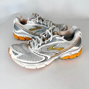 Brooks Ghost 3 3 Running Sneakers Shoes White Orange 1200711B831 Women 8